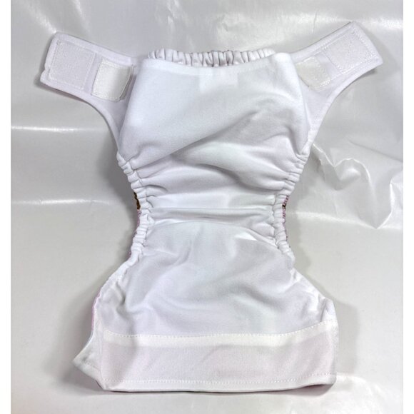KaWaii Baby 5 One Size Printed Cloth Diapers with Inserts 0-18 Mos/6-22 LBS - Picture 4 of 9